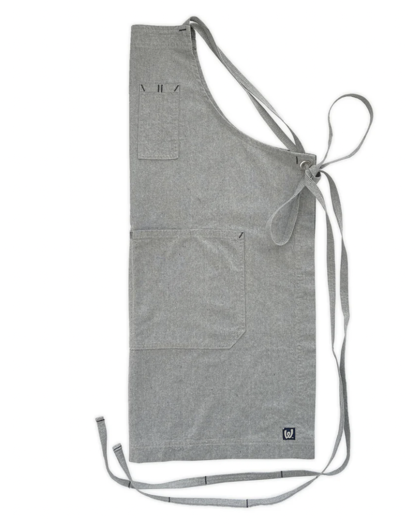 white bark apron